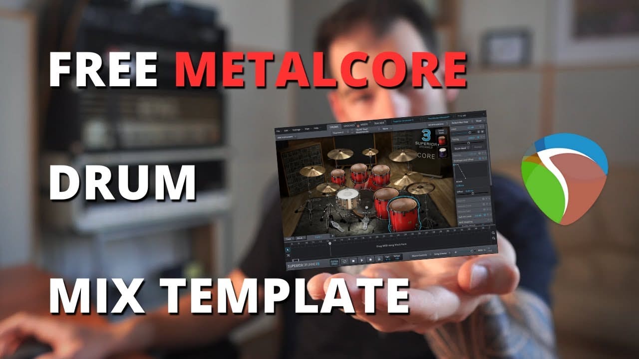 Unlock Epic Metalcore Drum Mixes in Seconds – Free Template for Reaper & Superior Drummer 3 Revealed. Reaper Metalcore Drums