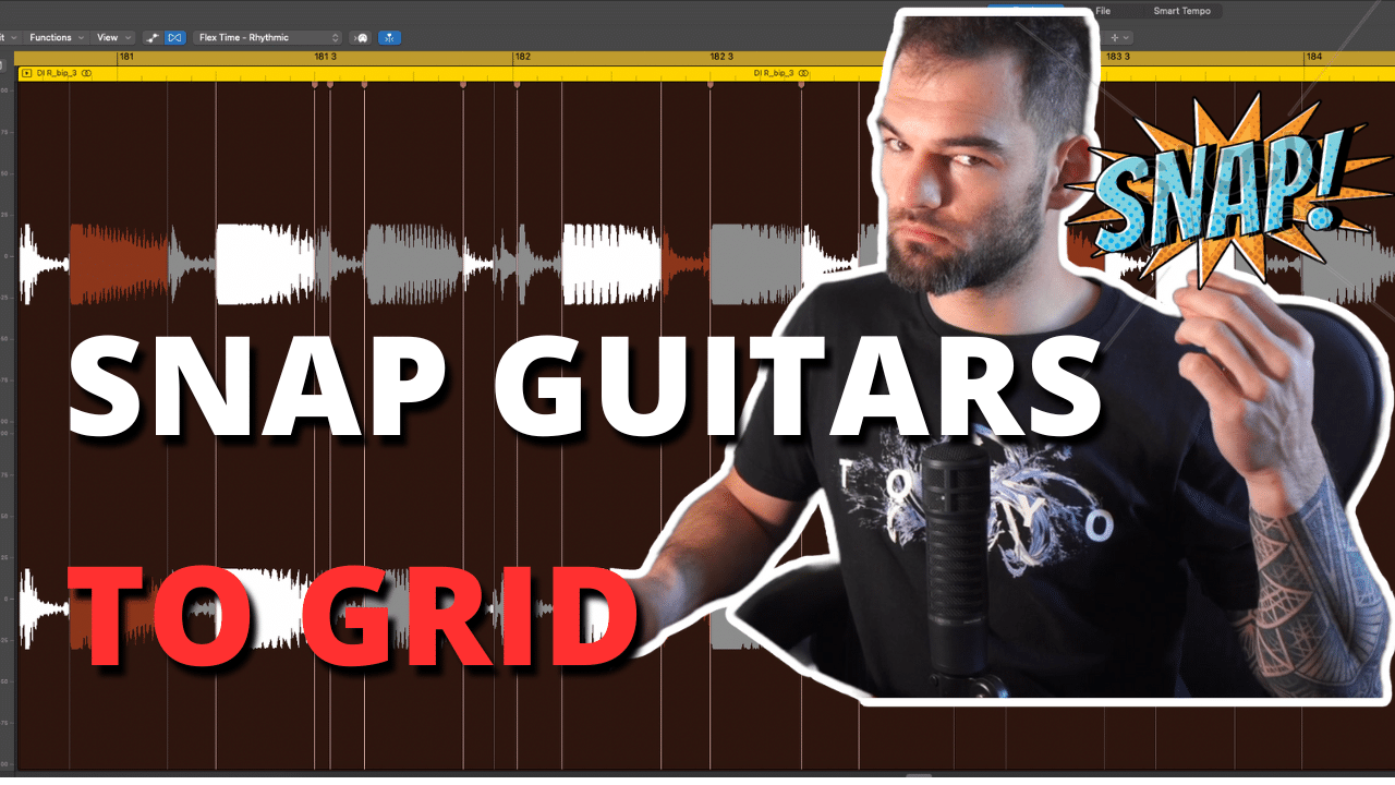 Modern Metal Guitar Editing: Perfecting DIs to the Grid in Logic Pro X