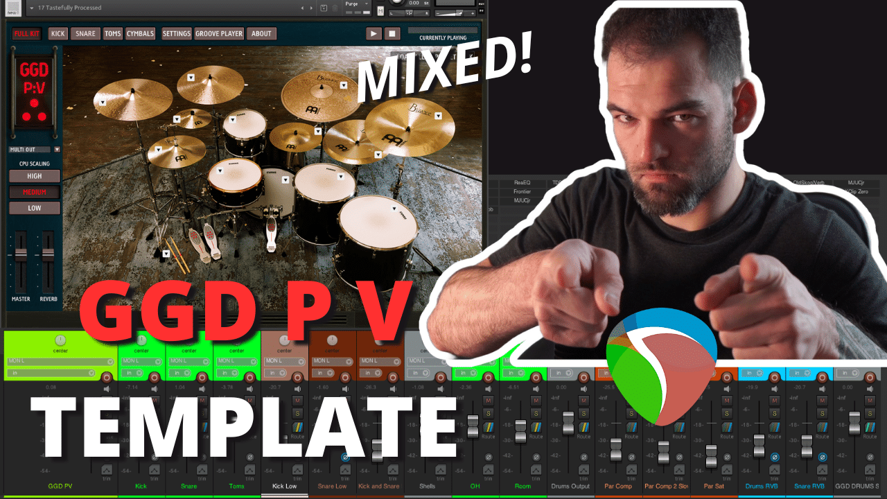 GGD P V – Free Reaper Mix Template to Improve Your Productions and Help You Save Time