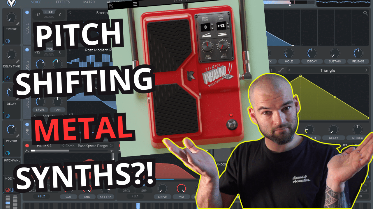 Pitch Shifting Metal Synths. Achieve the Novel Tones with Ease
